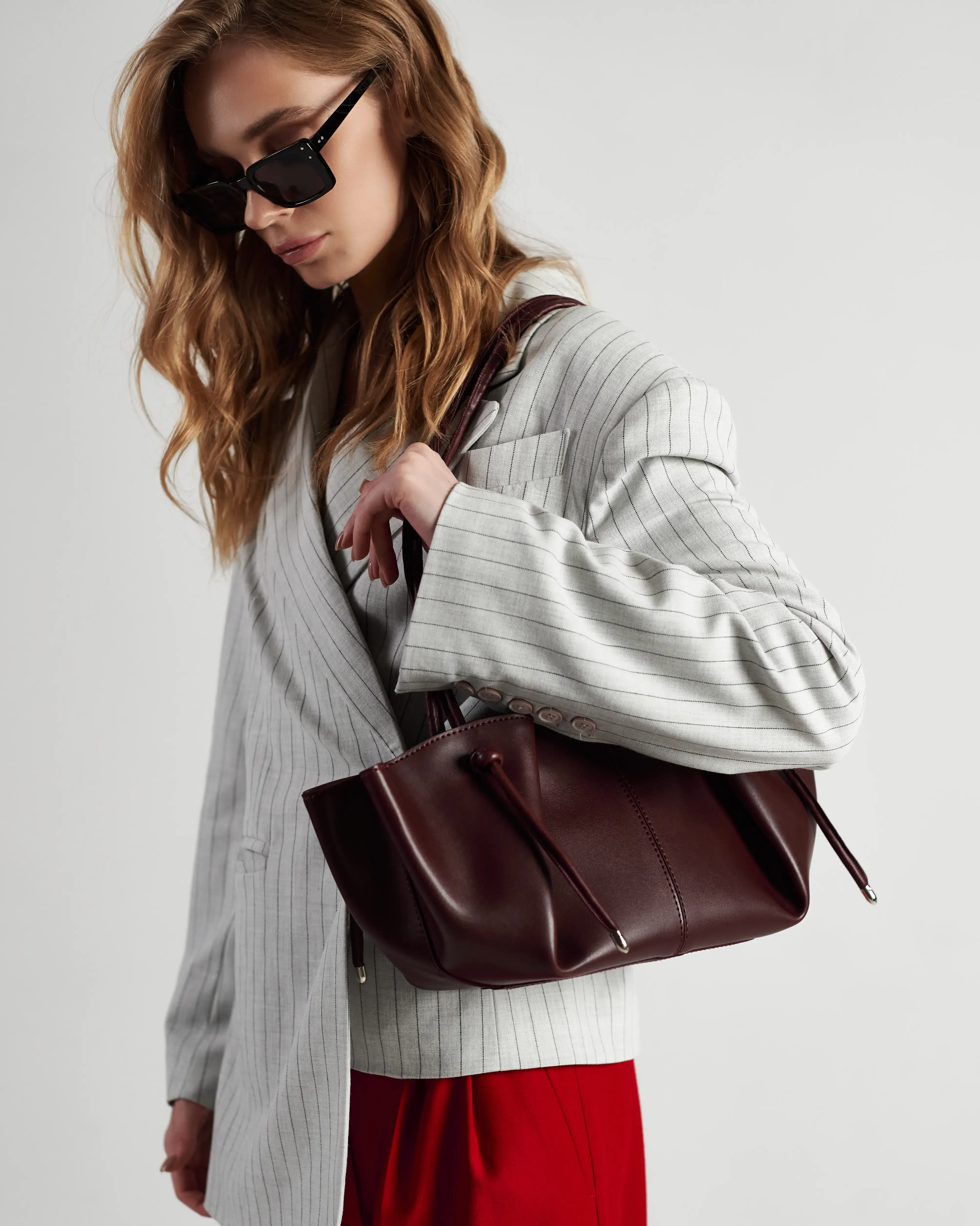 TULIP BAG NEW BURGUNDY